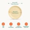 8 Inch Round Palm Leaf Disposable Dishes - Image 3