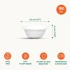 180 Ml Round Bagasse Bowl - Image 3