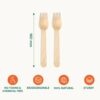 Birchwood Disposable Forks - Image 4