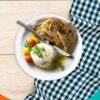 Bagasse Disposable Party Plates- Set Of 75 - Image 2