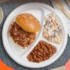 Bagasse Disposable Party Plates- Set Of 75 - Image 3
