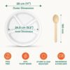 Compostable Bagasse Value Pack - Set Of 100 [50 Each] - Image 6