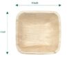 Palm Leaf 4 Inch Square Bowl - Image 2